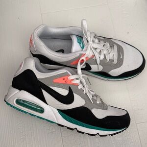 Nike Air Max White, Black, and Gray Sneakers